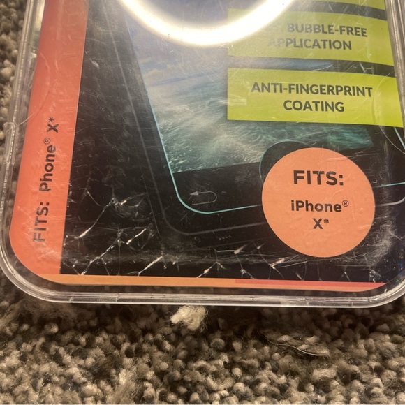 (2) iPhone X Screen Protector Glass Shatter-Resistant Screen Guard Fits iPhone X - Picture 2 of 7